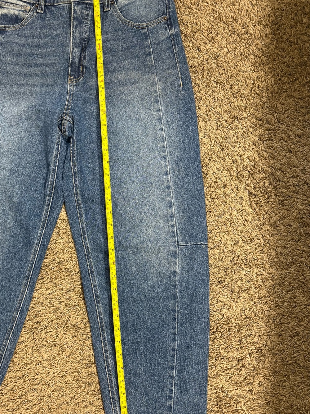 Time and Tru Women's Boyfriend Jeans - Dark Blue Wash - Picture 7 of 7